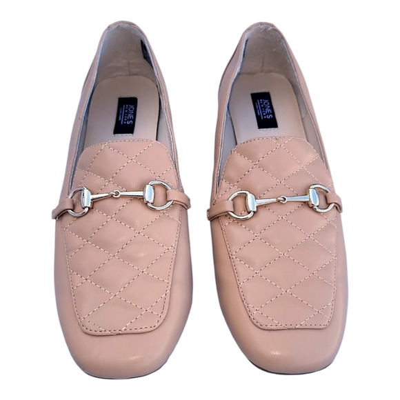 JONES NEW YORK SIGNATURE, FINAN TAN QUILTED LOAFERS 9.5 Euc - Picture 2 of 11